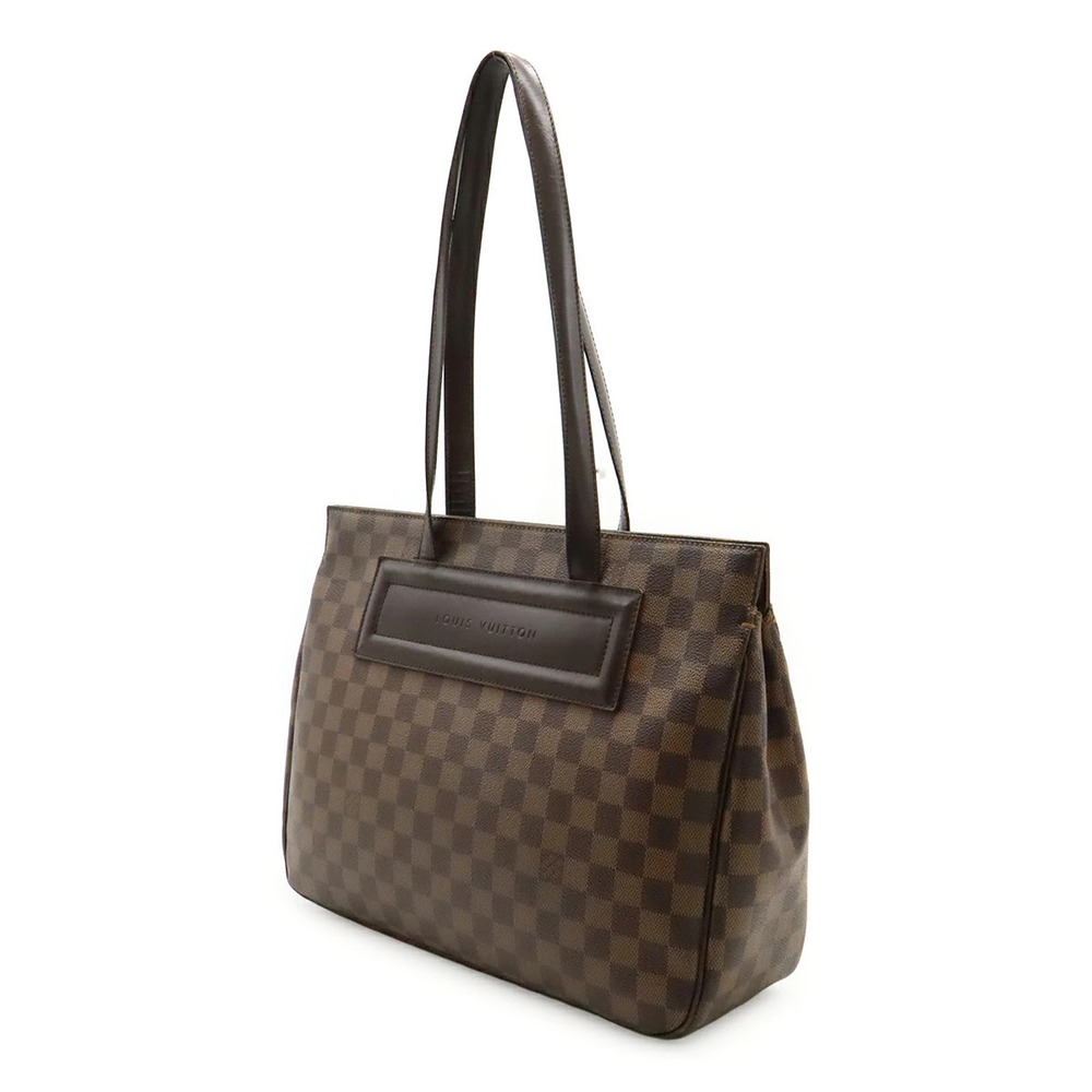 Louis Vuitton Damier Shoulder Parioli Bag Tote Brown